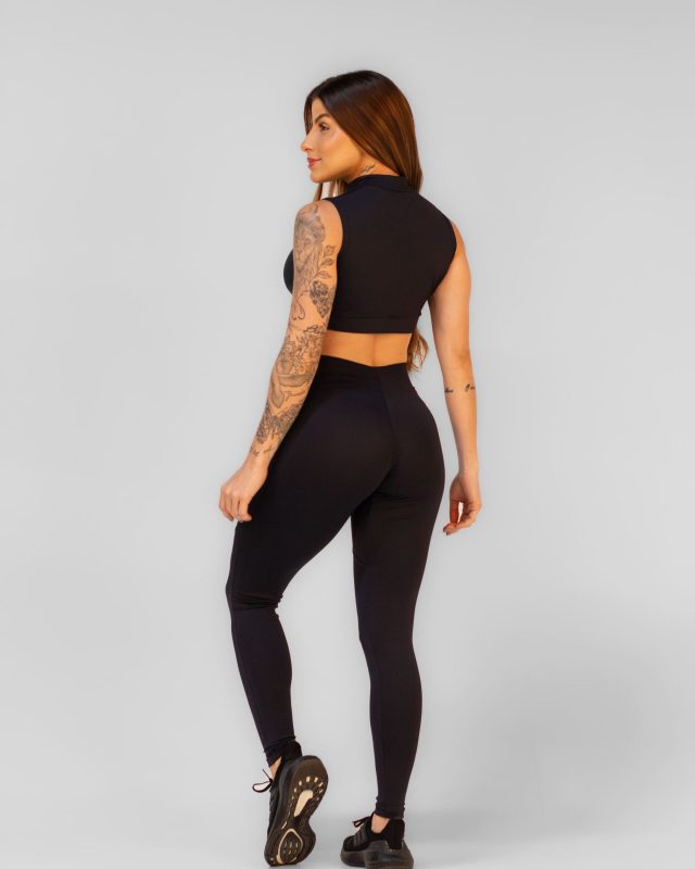 top ziper + calça basic flora- (3)